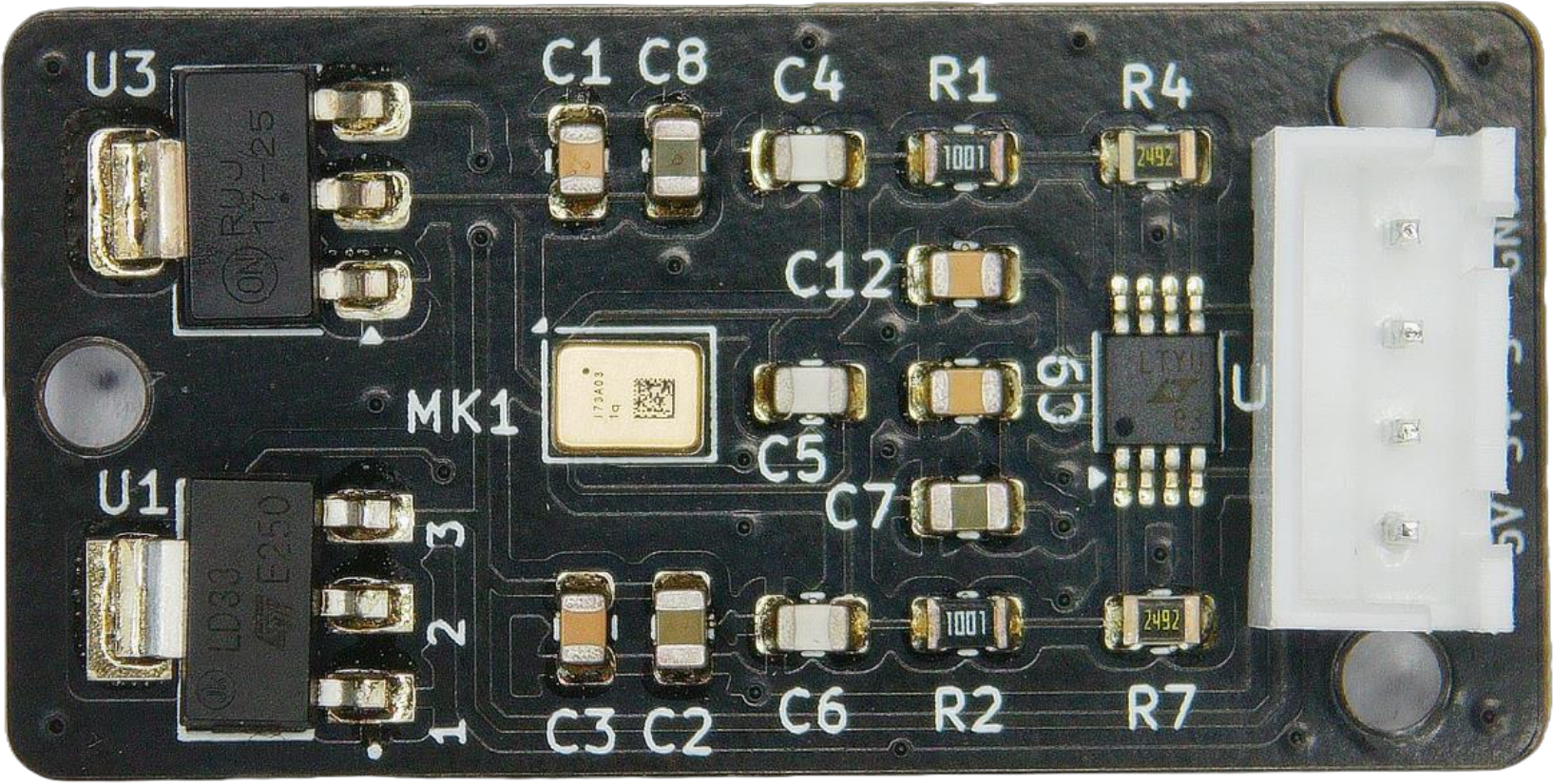 AFE_V1 PCB with Components