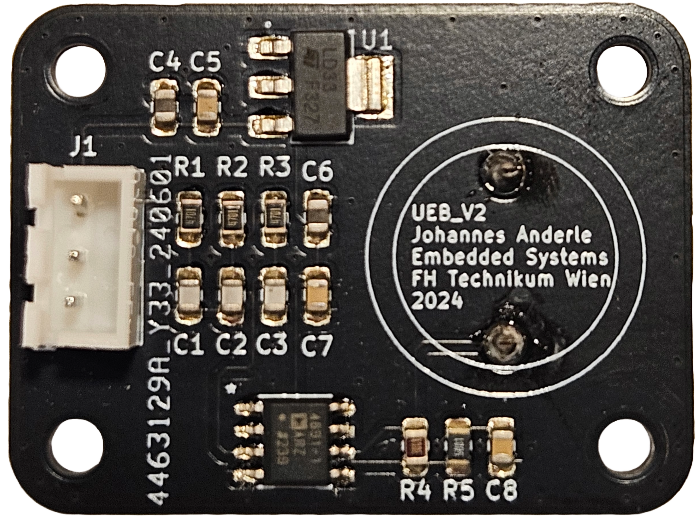 UEB_V2 PCB with Components