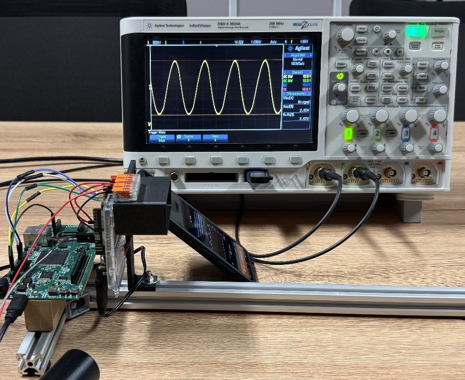 Sinus Signal Test Setup